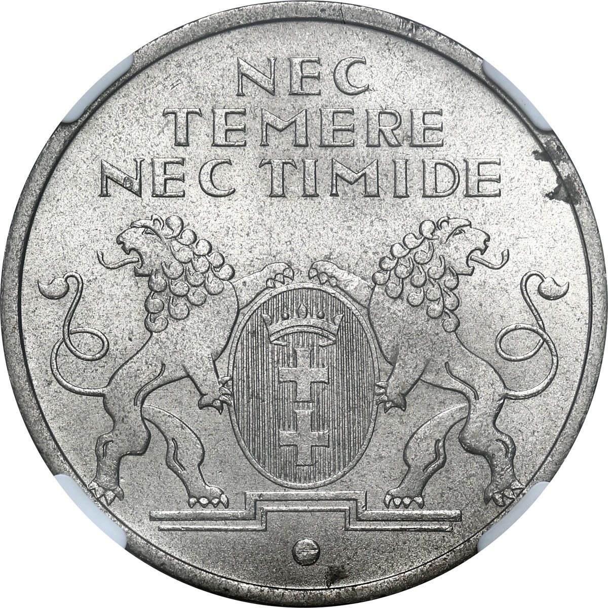 Wolne Miasto Gdańsk / Danzig. 10 Guldenów 1935 Ratusz NGC MS63 - RZADKIE